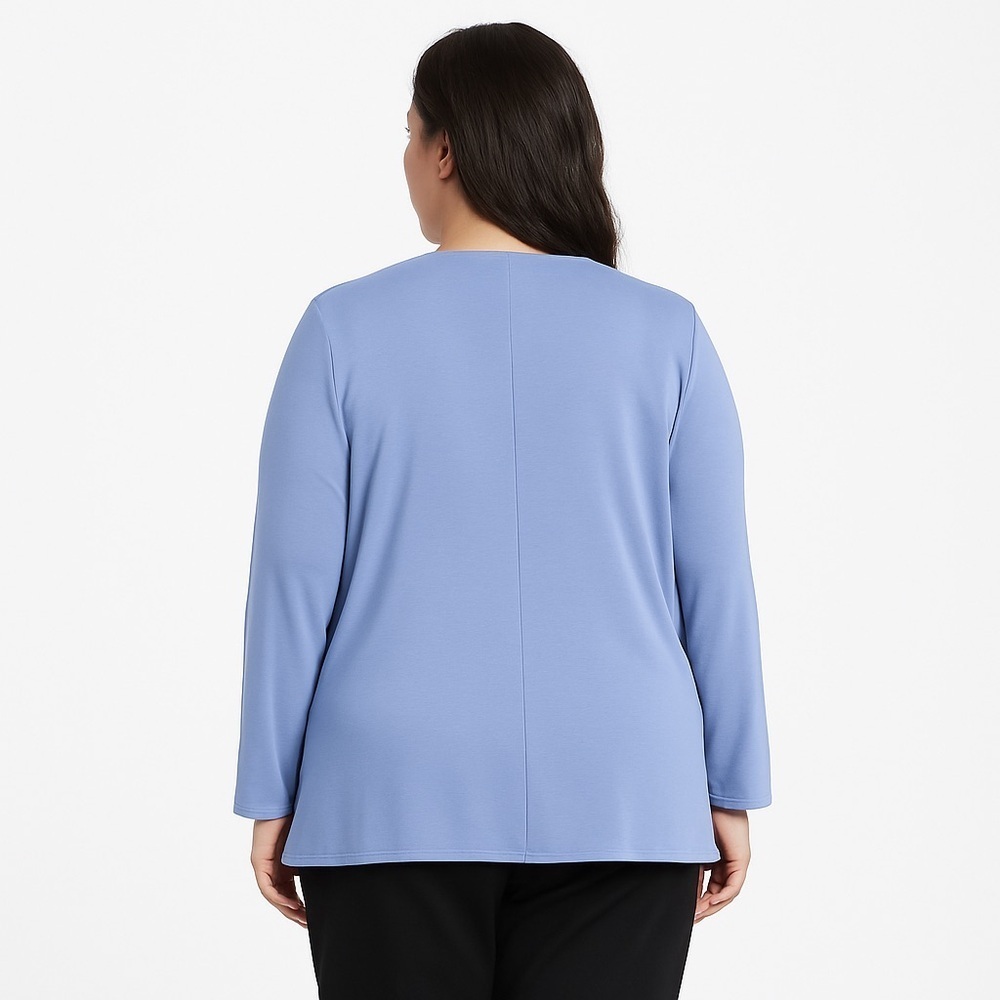 JACQUELINE FERRAR Vintage Sleek Heather Violet Jacket/Blazer Size XL - Picture 2 of 8